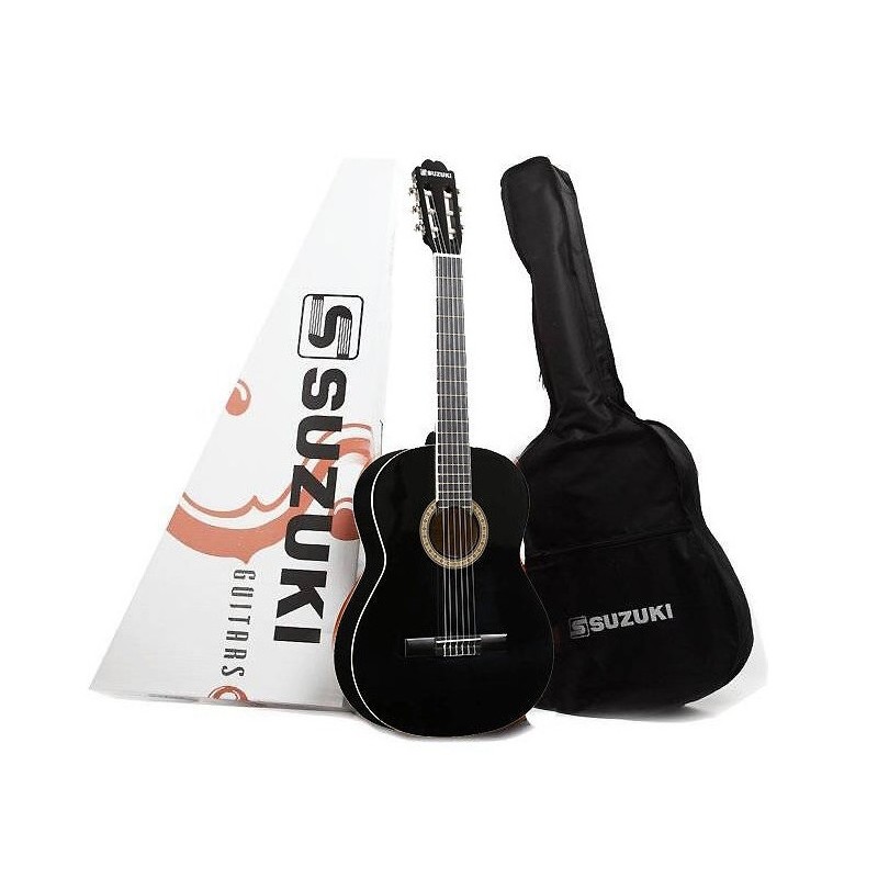 Suzuki SCG-2 BLK - Gitara klasyczna 3/4 + pokrowiec - 1