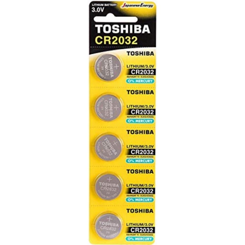 TOSHIBA CR2032 - Baterie, zestaw 5 szt. (BLISTER) - 1