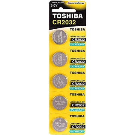 TOSHIBA CR2032 - Baterie, zestaw 5 szt. (BLISTER) - 1