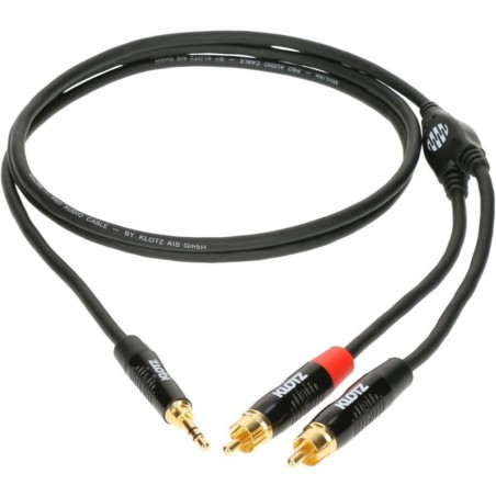 Klotz KY7-150 PRO - kabel audio mini jack 3.5 mm - 2 x RCA 1,5m - 1