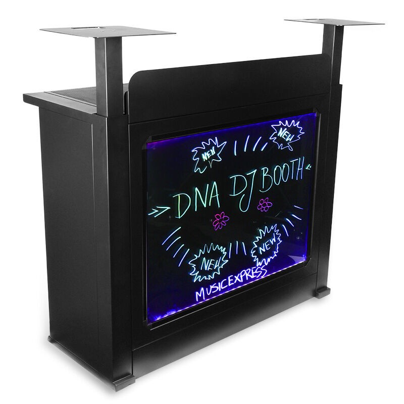 DNA DJ BOOTH extension - stół stanowisko DJ podświetlana tablica LED RGB pilot pokrowiec + dostawki ZESTAW - 4