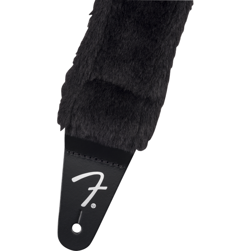 Fender Poodle Plush Strap, Black - pasek gitarowy - 2