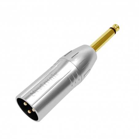 Seetronic Adapter XLR 3P męski na Jack mono męski