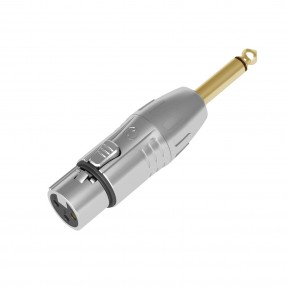 Seetronic Adapter XLR 3P żeński na wtyk Jack mono męski