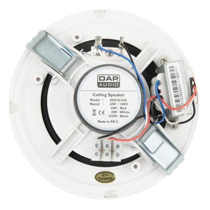 DAP Audio Głośnik 5" sufitowy pasywny EDCS-526 - biały DAP Audio Głośnik 5" sufitowy pasywny EDCS-526 - biały