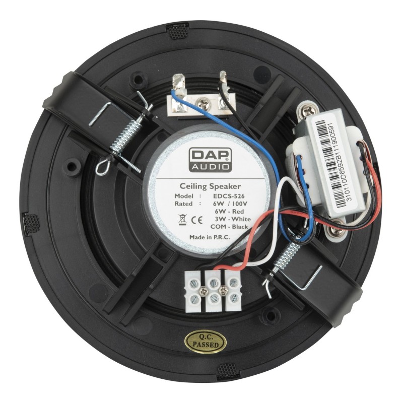 DAP Audio Głośnik 5" sufitowy pasywny EDCS-526 - czarny DAP Audio Głośnik 5" sufitowy pasywny EDCS-526 - czarny