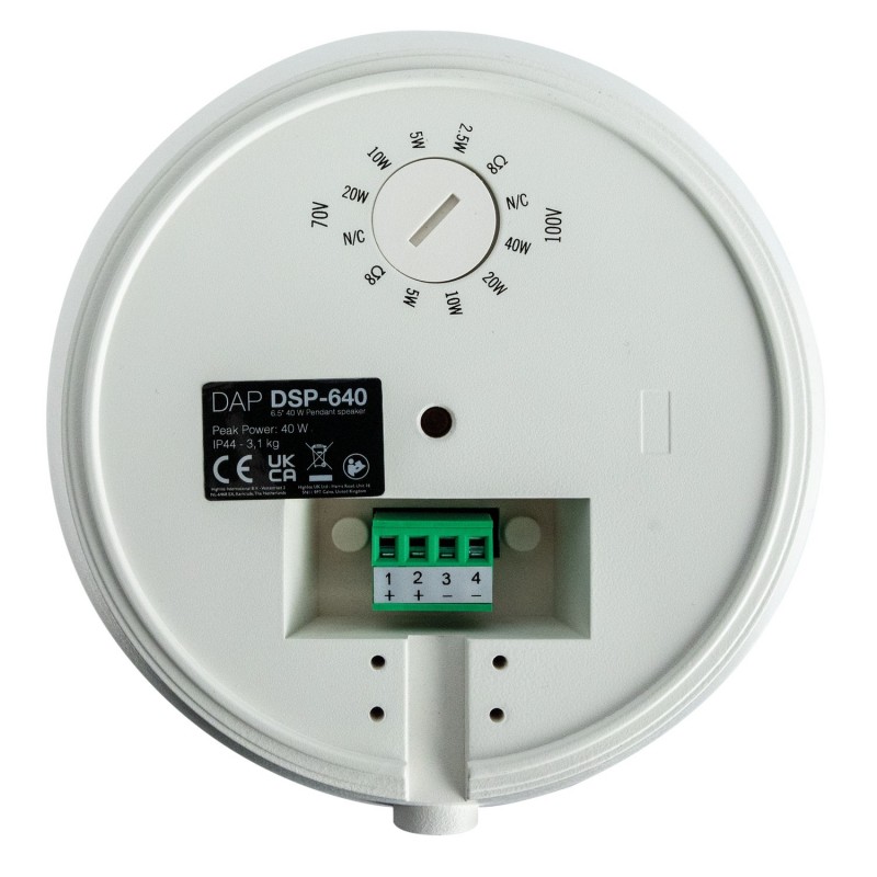 DAP Audio Głośnik wiszący pasywny DPS-640 6.5" - biały DAP Audio Głośnik wiszący pasywny DPS-640 6.5" - biały