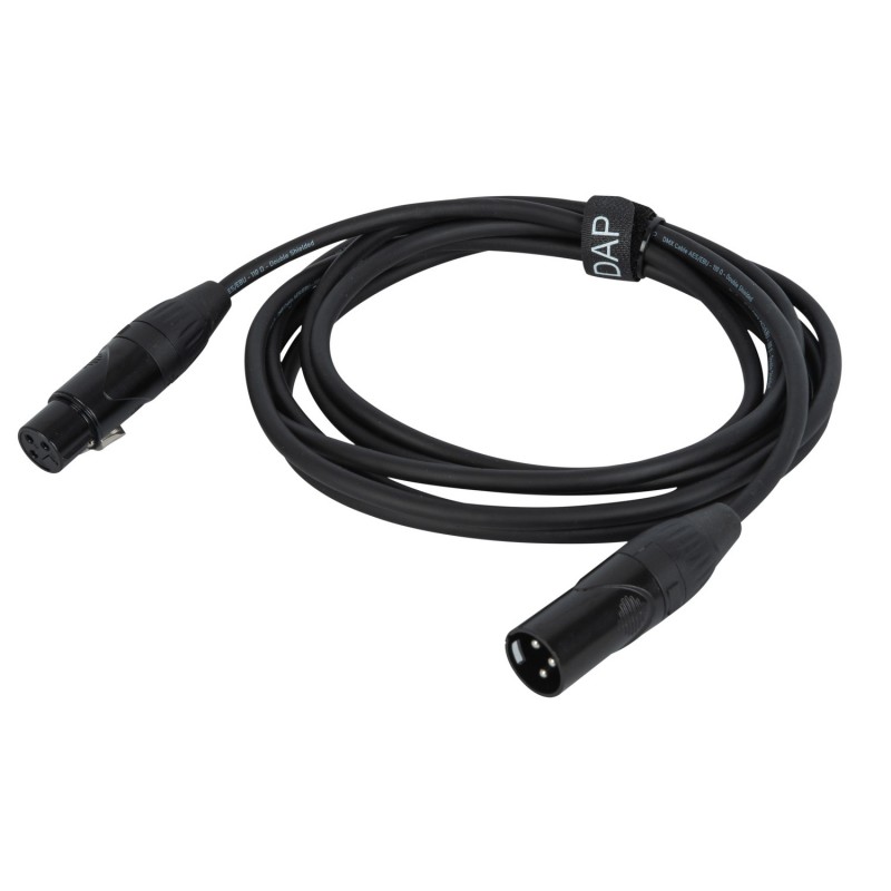 DAP Audio Kabel DMX XLR/M 3P - XLR/F 3P - 1,5 m