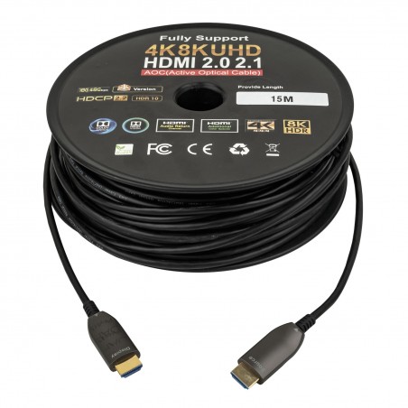DAP Audio Kabel HDMI 2.0 AOC 4K - 15 m