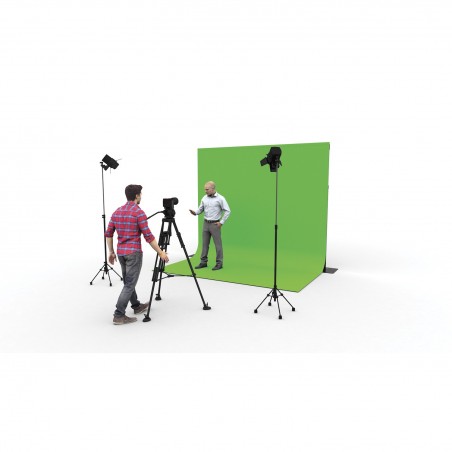 Wentex Kurtyna Greenbox Chromakey 300 g/m² Green screen - 290 x 300 cm