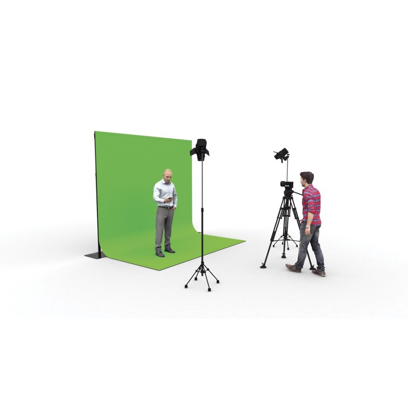 Wentex Kurtyna Greenbox Chromakey 300 g/m² Green screen - 290 x 300 cm