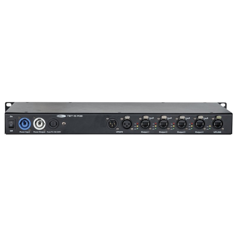 Showtec Źródło zasilania Net-5 PoE PSE for 4x PD