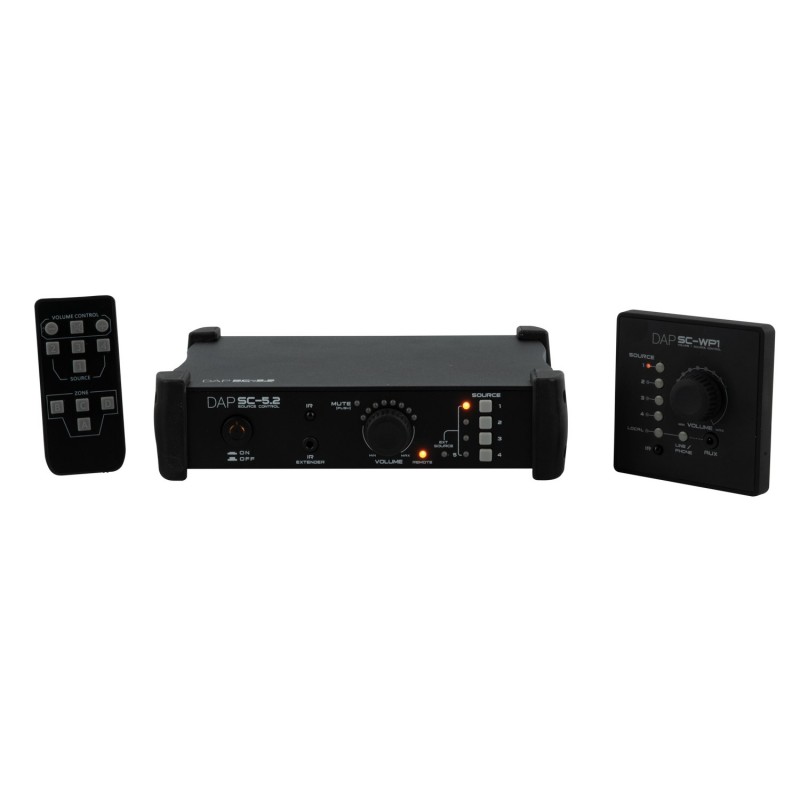 DAP Audio Stereofoniczny selektor źródeł dźwięku SC-5.2 Source Control DAP Audio Stereofoniczny selektor źródeł dźwięku SC-5.2 Source Control