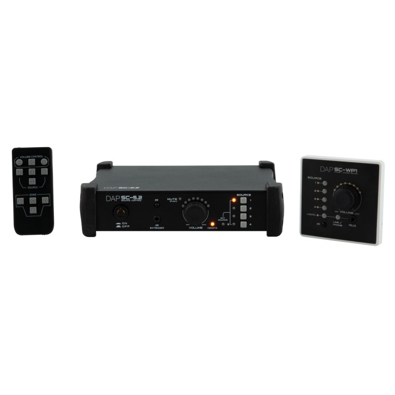 DAP Audio Stereofoniczny selektor źródeł dźwięku SC-5.2 Source Control DAP Audio Stereofoniczny selektor źródeł dźwięku SC-5.2 Source Control