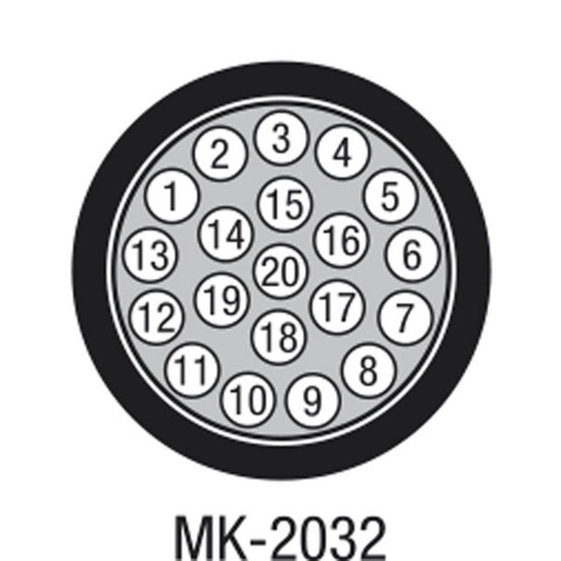 DAP Audio Wielożyłowy kabel sceniczny 20-parowy - podwójnie ekranowany 1 mb DAP Audio Wielożyłowy kabel sceniczny 20-parowy - podwójnie ekranowany 1 mb