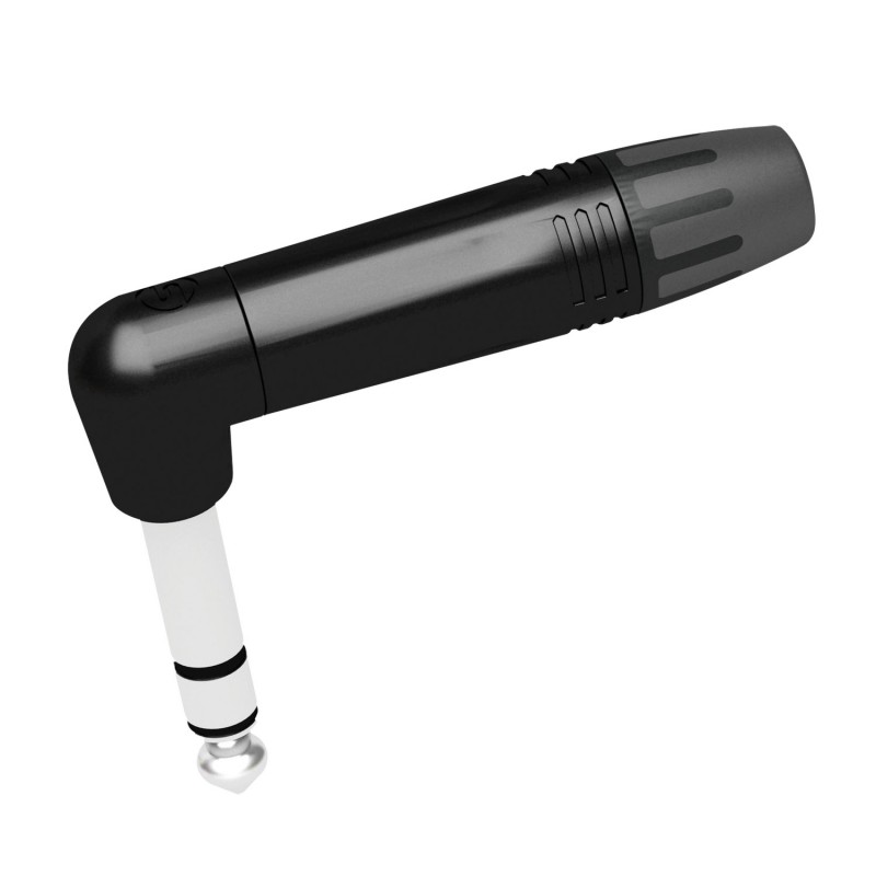 Seetronic Wtyk Jack 6,3 mm stereo - 90° Seetronic Wtyk Jack 6,3 mm stereo - 90°