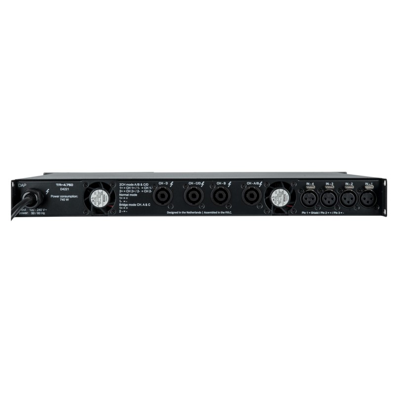 DAP Audio Wzmacniacz TA-4.750 z procesorem DSP