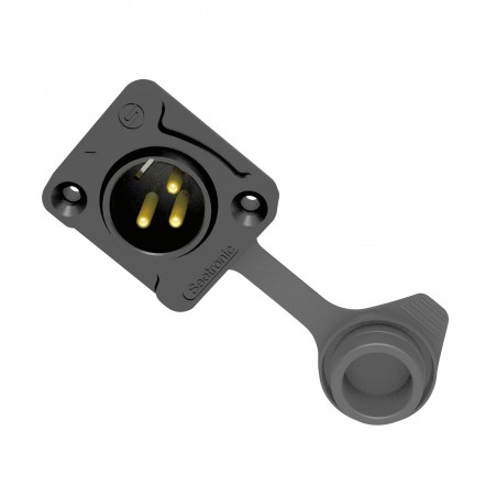Seetronic Złącze montażowe XLR 3P męski IP65
