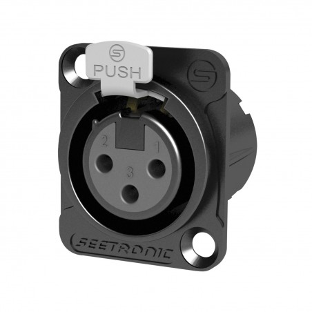 Seetronic Złącze montażowe XLR 3P żeńskie