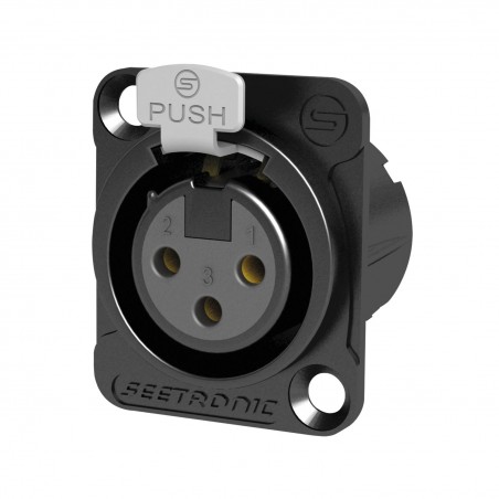 Seetronic Złącze montażowe XLR 3P żeńskie