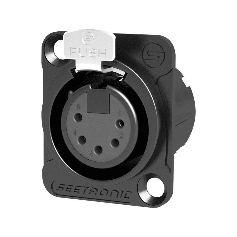 Seetronic Złącze montażowe XLR 5P żeński Seetronic Złącze montażowe XLR 5P żeński