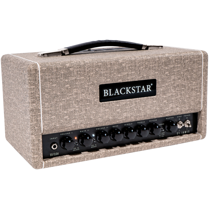 Blackstar Saint James 50 EL34H FAWN - głowa gitarowa 50W - 3