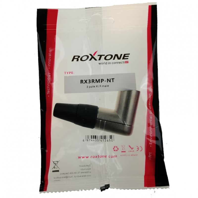 Roxtone RX3RMP-NT - Gniazdo kątowe typu XLR