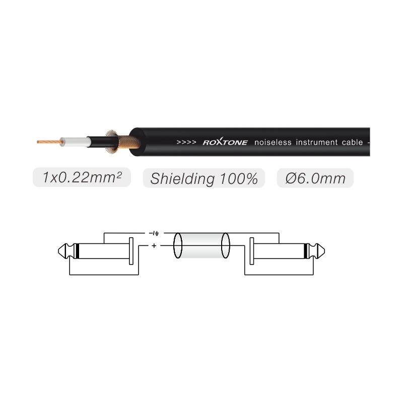 Roxtone SGJJ110L3 - Kabel instrumentalny Roxtone SGJJ110L3 - Kabel instrumentalny