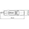 Roxtone RF2CS-BG - Wtyk typu RCA Roxtone RF2CS-BG - Wtyk typu RCA