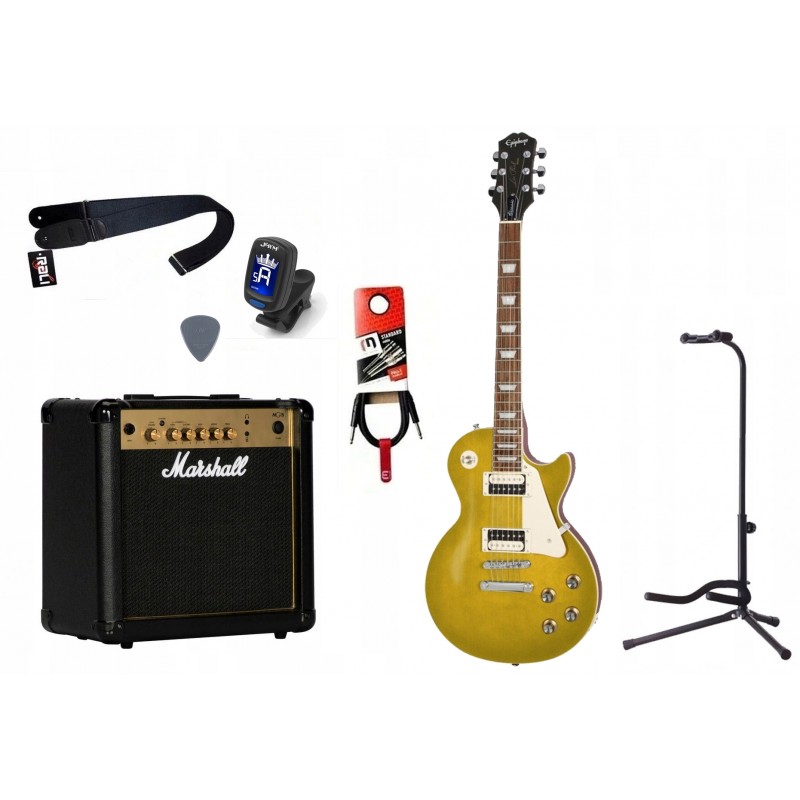Gitara elektryczna + wzmacniacz 15W - zestaw 1496 Gitara elektryczna + wzmacniacz 15W - zestaw 1496