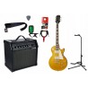 Gitara elektryczna + wzmacniacz 20W - zestaw 1468 Gitara elektryczna + wzmacniacz 20W - zestaw 1468