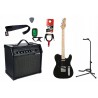 Gitara elektryczna + wzmacniacz 20W - zestaw 1472 Gitara elektryczna + wzmacniacz 20W - zestaw 1472