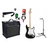 Gitara elektryczna + wzmacniacz 20W - zestaw 1473 Gitara elektryczna + wzmacniacz 20W - zestaw 1473