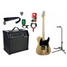 Gitara elektryczna + wzmacniacz 20W - zestaw 1474 Gitara elektryczna + wzmacniacz 20W - zestaw 1474