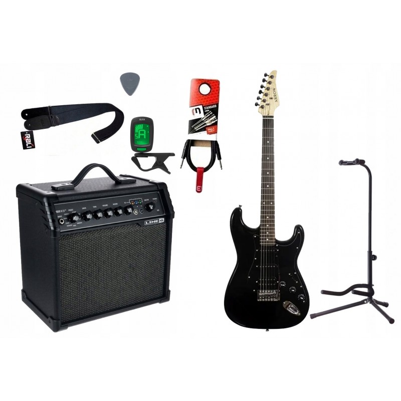 Gitara elektryczna + wzmacniacz 20W - zestaw 1476