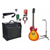 Gitara elektryczna + wzmacniacz 20W - zestaw 1481 Gitara elektryczna + wzmacniacz 20W - zestaw 1481