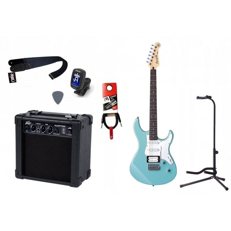 Gitara elektryczna + wzmacniacz 7W - zestaw 1451 Gitara elektryczna + wzmacniacz 7W - zestaw 1451