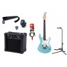 Gitara elektryczna + wzmacniacz 7W - zestaw 1451 Gitara elektryczna + wzmacniacz 7W - zestaw 1451