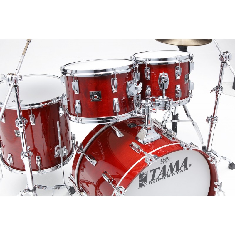 Tama SU42RS-CHW - Zestaw perkusyjny Shell Kit Superstar Limited Reissue 50th Anniversary - 2 - Zestawy perkusyjne - Tama SU42RS- Tama SU42RS-CHW - Zestaw perkusyjny Shell Kit Superstar Limited Reissue 50th Anniversary - 2 - Zestawy perkusyjne - Tama SU42RS-
