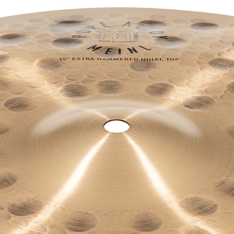 Meinl Cymbals PA15EHH - Talerz perkusyjny typu Hi-hat 15" Pure Alloy Extra Hammered - 6 - Hi-hat - Meinl Cymbals PA15EHH - Taler