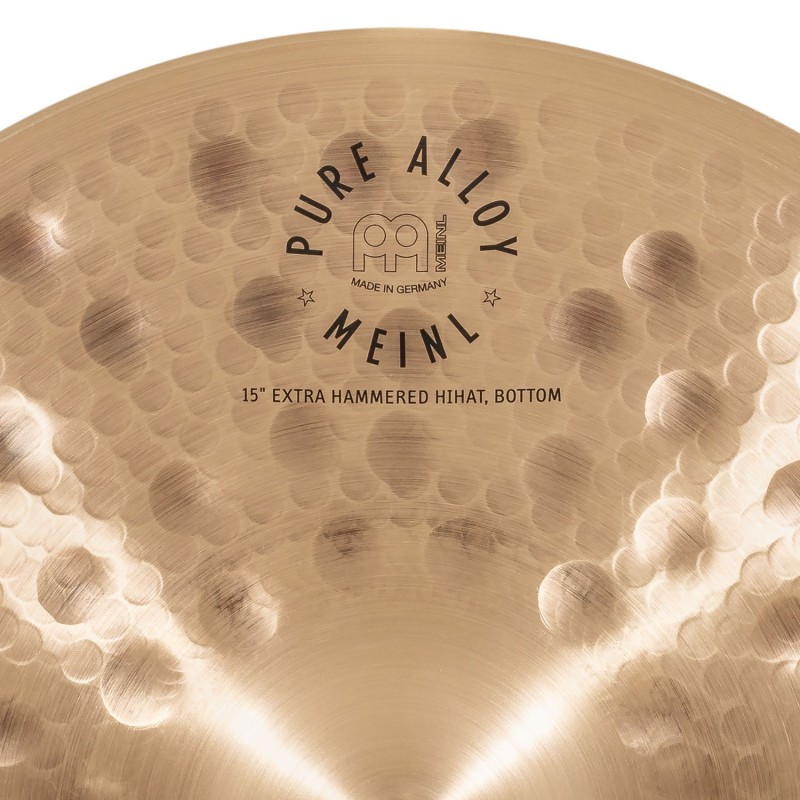 Meinl Cymbals PA15EHH - Talerz perkusyjny typu Hi-hat 15" Pure Alloy Extra Hammered - 12 - Hi-hat - Meinl Cymbals PA15EHH - Tale