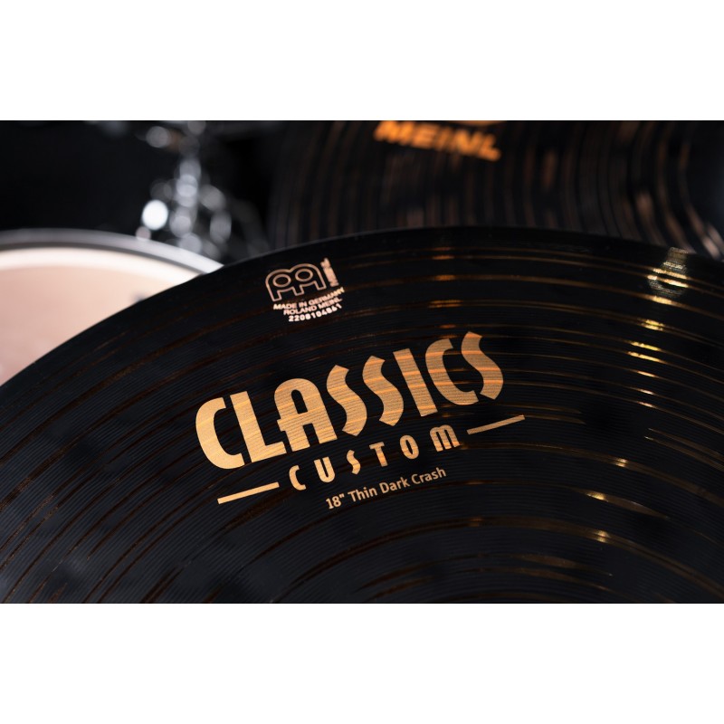 Meinl Cymbals CC18TDAC - Talerz perkusyjny typu Crash 18" Classics Custom Dark Thin - 2 - Crash - Meinl Cymbals CC18TDAC - Taler Meinl Cymbals CC18TDAC - Talerz perkusyjny typu Crash 18" Classics Custom Dark Thin - 2 - Crash - Meinl Cymbals CC18TDAC - Taler