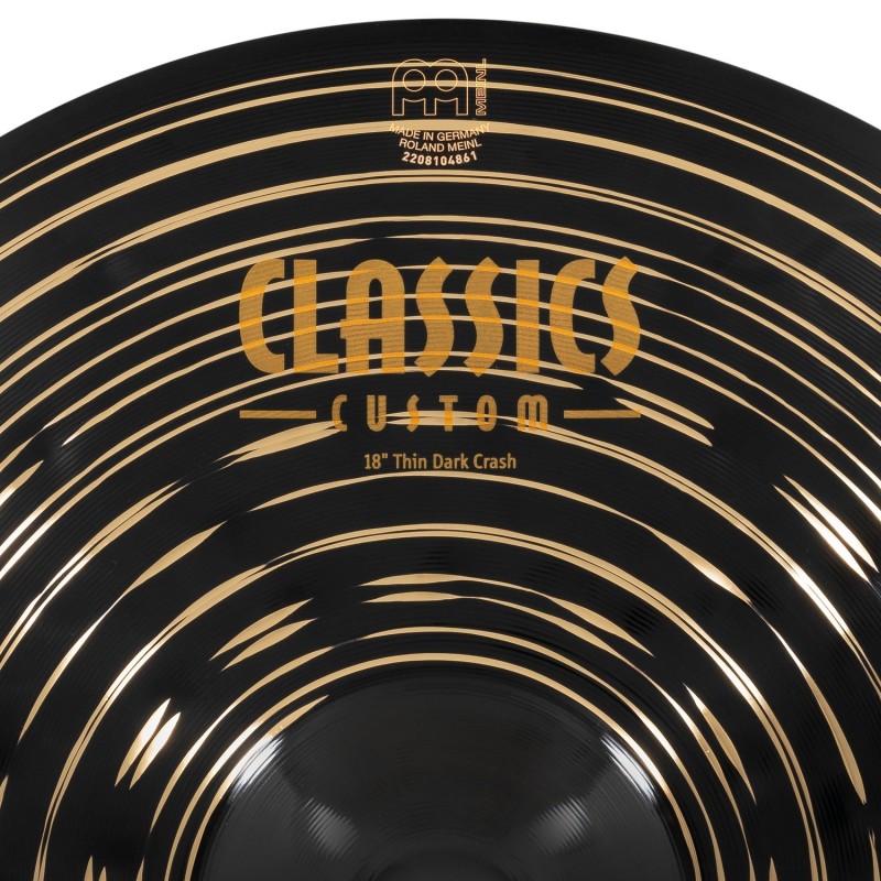 Meinl Cymbals CC18TDAC - Talerz perkusyjny typu Crash 18" Classics Custom Dark Thin - 8 - Crash - Meinl Cymbals CC18TDAC - Taler Meinl Cymbals CC18TDAC - Talerz perkusyjny typu Crash 18" Classics Custom Dark Thin - 8 - Crash - Meinl Cymbals CC18TDAC - Taler