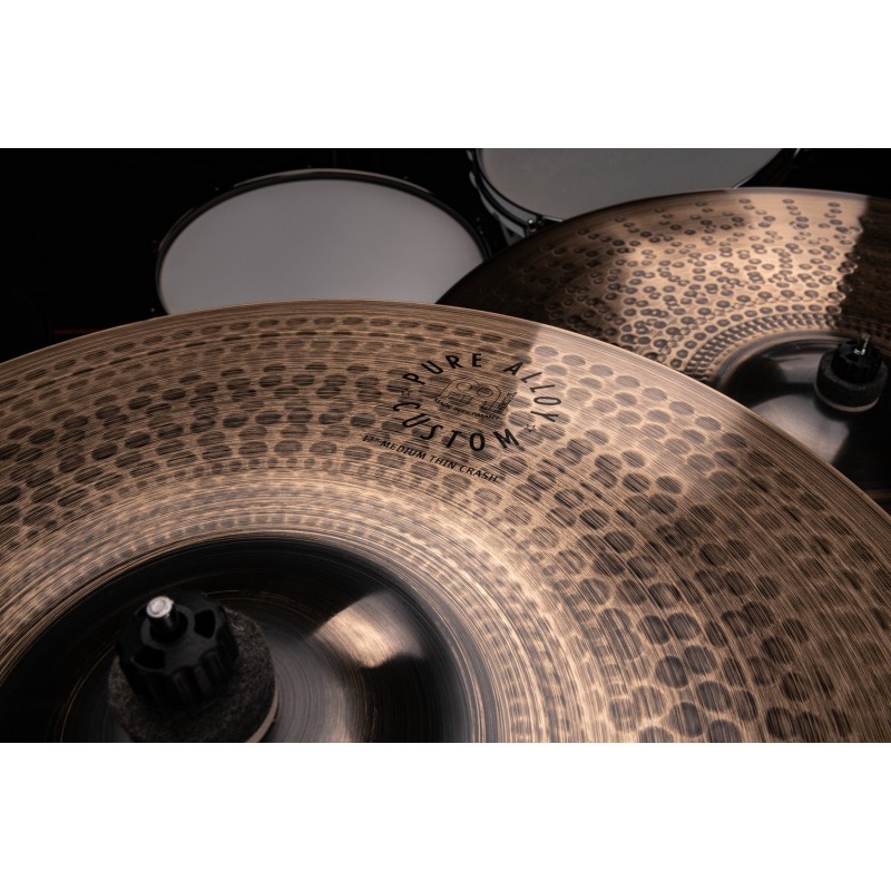 Meinl Cymbals PAC17MTC - Talerz perkusyjny typu Crash 17" Pure Alloy Custom Medium Thin - 3 - Crash - Meinl Cymbals PAC17MTC - T