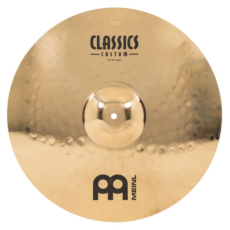 Meinl Cymbals CC18TC-B - Talerz perkusyjny typu Crash 18" Classics Custom Brilliant Thin - 1 - Crash - Meinl Cymbals CC18TC-B - Meinl Cymbals CC18TC-B - Talerz perkusyjny typu Crash 18" Classics Custom Brilliant Thin - 1 - Crash - Meinl Cymbals CC18TC-B -