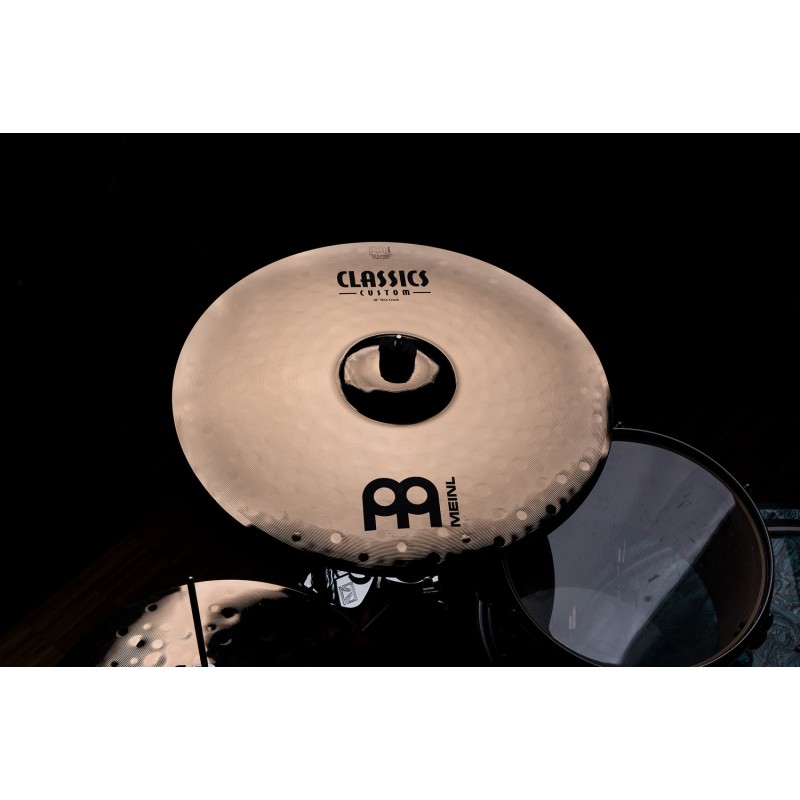 Meinl Cymbals CC18TC-B - Talerz perkusyjny typu Crash 18" Classics Custom Brilliant Thin - 2 - Crash - Meinl Cymbals CC18TC-B - Meinl Cymbals CC18TC-B - Talerz perkusyjny typu Crash 18" Classics Custom Brilliant Thin - 2 - Crash - Meinl Cymbals CC18TC-B -