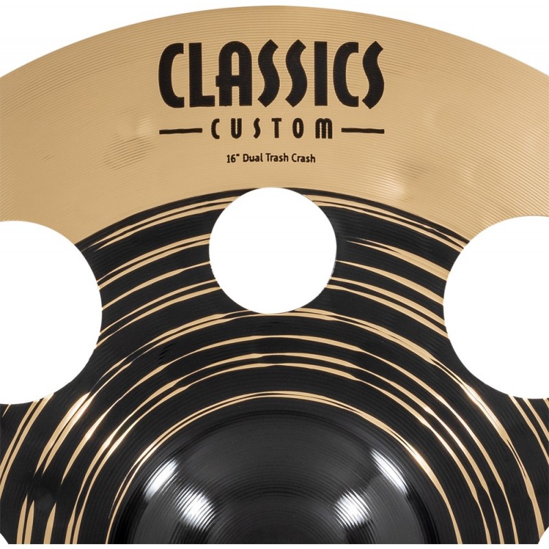 Meinl Cymbals CC16DUTRC - Talerz perkusyjny typu Crash 16" Classics Custom Dual Trash - 3 - Crash - Meinl Cymbals CC16DUTRC - Ta