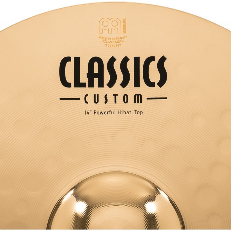 Meinl Cymbals CC14PH-B - Talerz perkusyjny typu Hi-hat 14" Classics Custom Brilliant - 7 - Hi-hat - Meinl Cymbals CC14PH-B - Tal