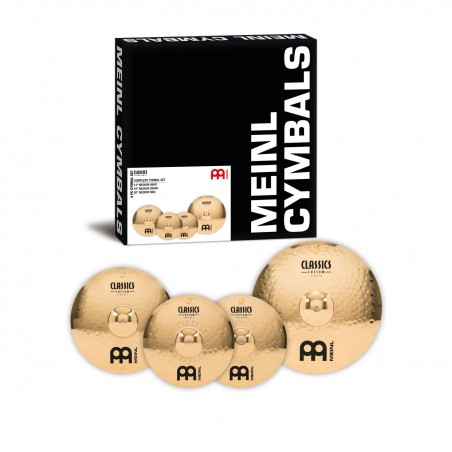 Meinl Cymbals CC-CS1 - Zestaw talerzy perkusyjnych Classics Custom Brilliant - 1 - Komplety talerzy perkusyjnych - Meinl Cymbals