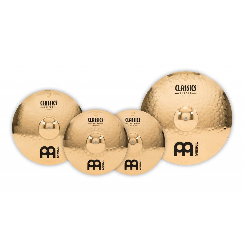 Meinl Cymbals CC-CS1 - Zestaw talerzy perkusyjnych Classics Custom Brilliant - 2 - Komplety talerzy perkusyjnych - Meinl Cymbals